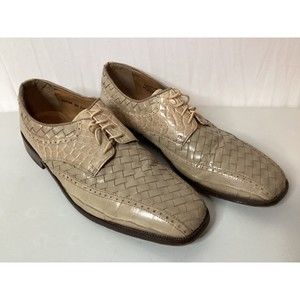 Stacy Adams Snake Design Men’s Dress Shoes Size 11 1/2 M